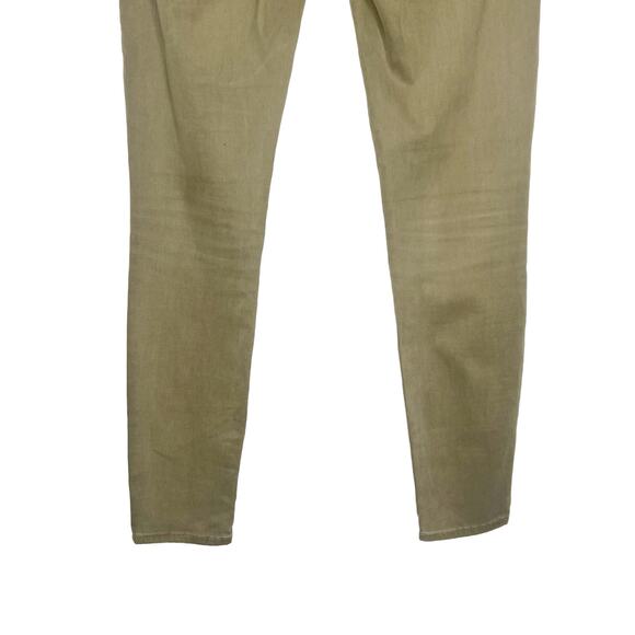 MADEWELL 9" High-Rise Skinny Jeans Garment-Dyed Edition Safari Khaki Green Sz 26 - Picture 8 of 12